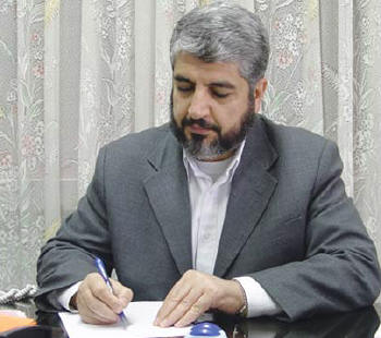 Hamas delegation headed by Mishaal heads to Cairo